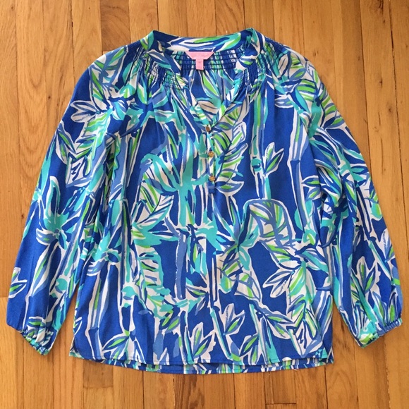 Lilly Pulitzer Tops - Lilly Pulitzer Elsa Blouse
